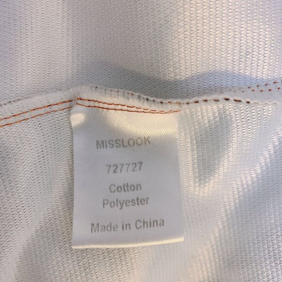 Misslook Brown, Tan, Ivory, & Blue Tribal Print Blaze/ Jacket Size 3XL - Picture 5 of 6